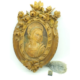 Holzrelief Jungfrau Maria (1952) | Sakrale Kunst