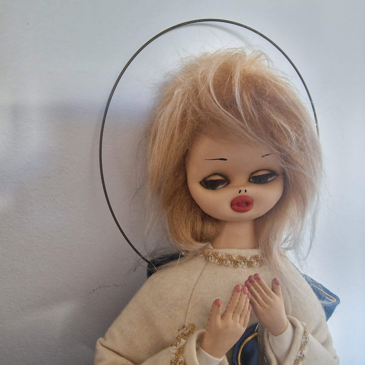 Vintage Krippenfiguren 1960er - 3er-Set