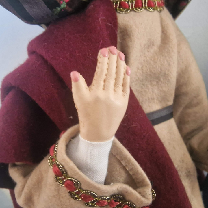 Vintage Kerststal Figuren Jaren 60 - 3-delig