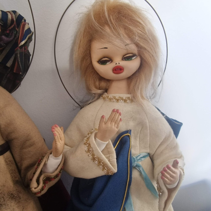 Presepio Vintage Anni '60 - Set di 3 Figure