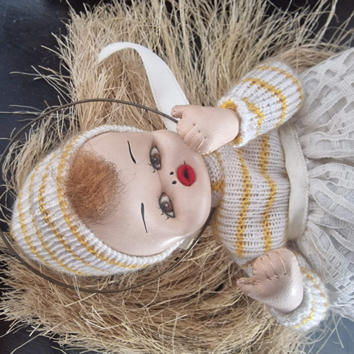 Nacimiento Vintage Años 60 - Conjunto de 3 Figuras