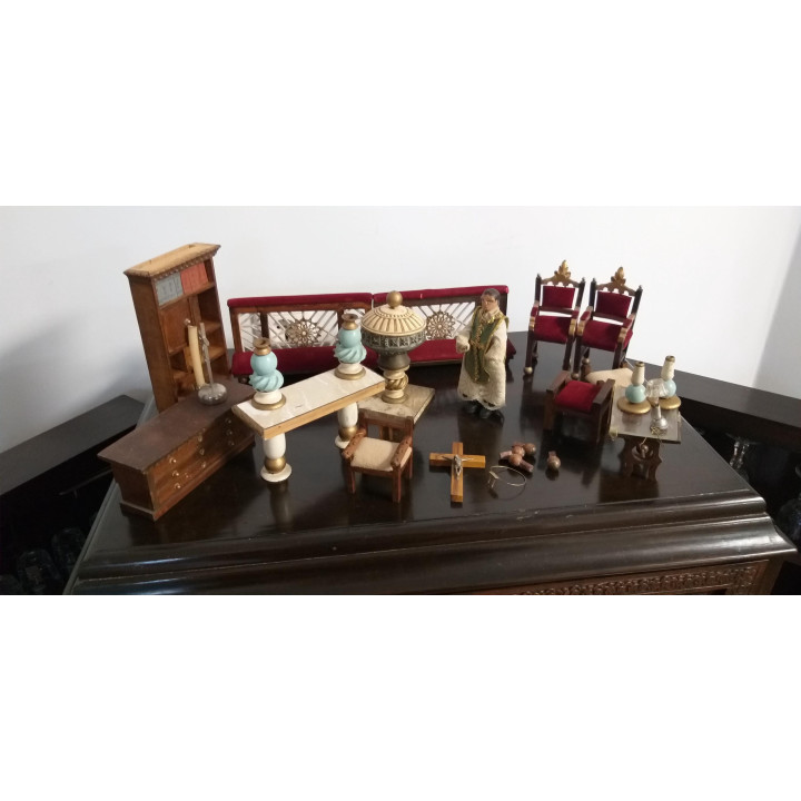 Arredi Ecclesiastici in Miniatura anni '50 - Scala 1:12