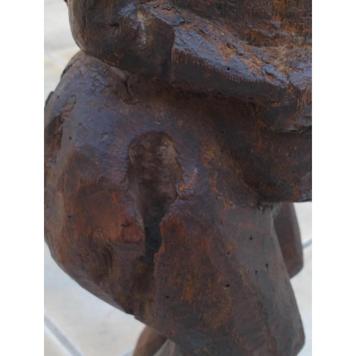 Escultura Tribal Africana Siglo XIX - Madera Tallada