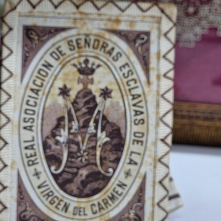 Escapulário Nossa Senhora do Carmo Real Associação 1960