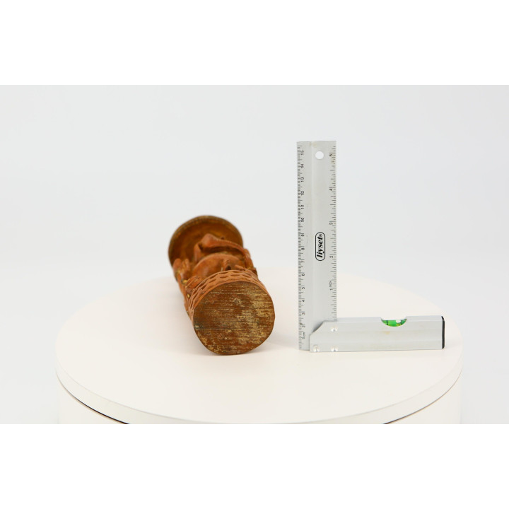 Vintage Ganesha Statue Holz handgeschnitzt 18cm