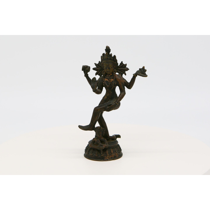 Estátua Shiva Nataraja em Bronze 15cm - Senhor da Dança