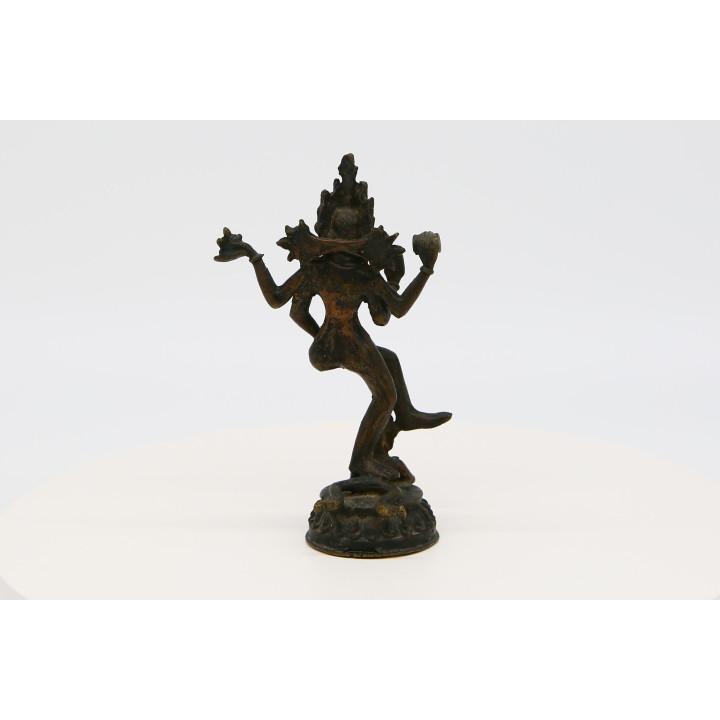 Statua Shiva Nataraja in Bronzo 15cm - Signore della Danza