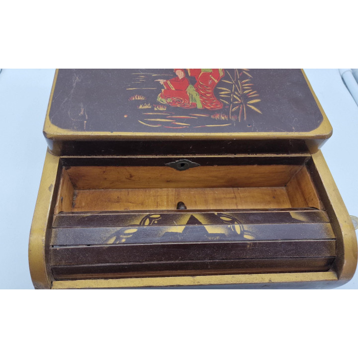 Boîte à Bijoux Japonaise Période Showa - Bois Laqué