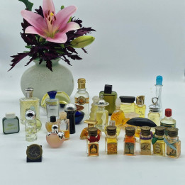 Kolekcja 30 Miniatur Perfum Vintage Caron Paco Rabanne