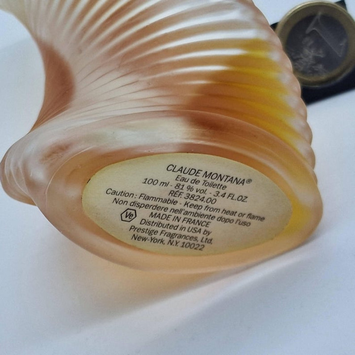 Claude Montana Eau de Toilette Vintage - Design Serge Mansau
