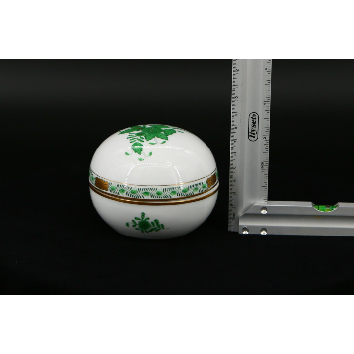 Szkatułka Herend Apponyi Vert | Ręcznie Malowana Porcelana