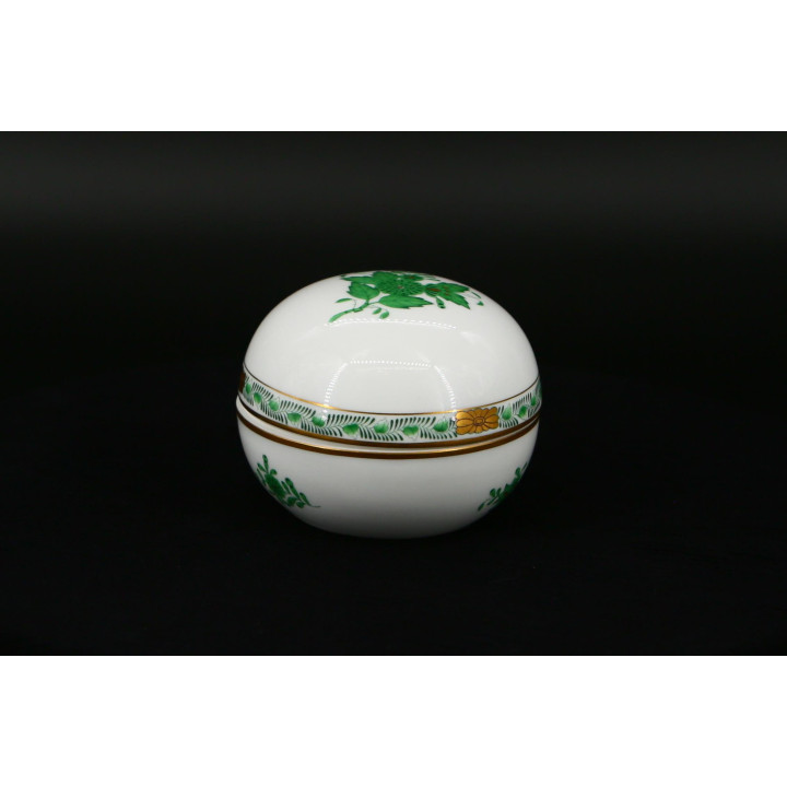 Szkatułka Herend Apponyi Vert | Ręcznie Malowana Porcelana
