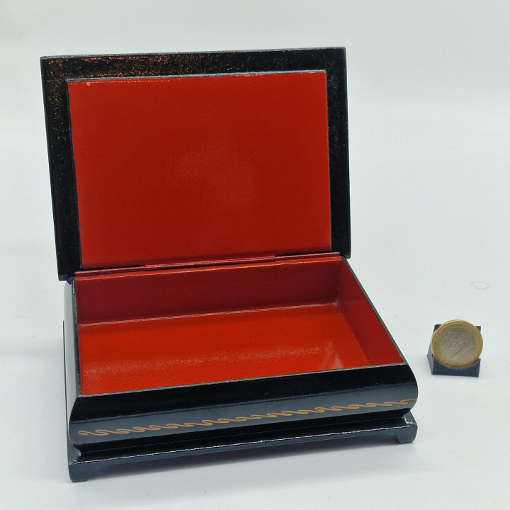 Miniatura lacada de Palekh anos 80 | Artesanato russo