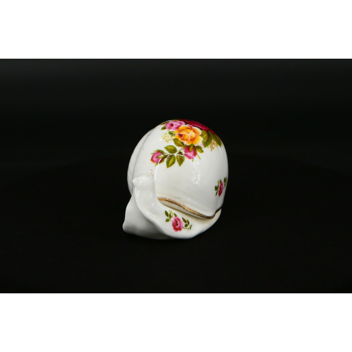 Royal Albert Cottage Rose Schnecke Porzellan Dose