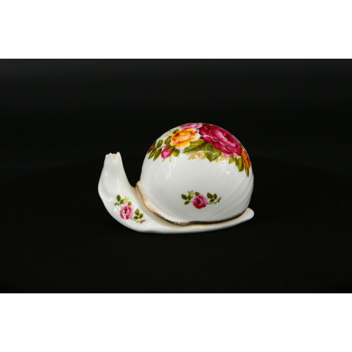 Joyero Caracol Royal Albert Cottage Rose Porcelana
