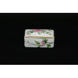 Vintage Haviland Limoges Porcelain Jewelry Box - Mid-Century