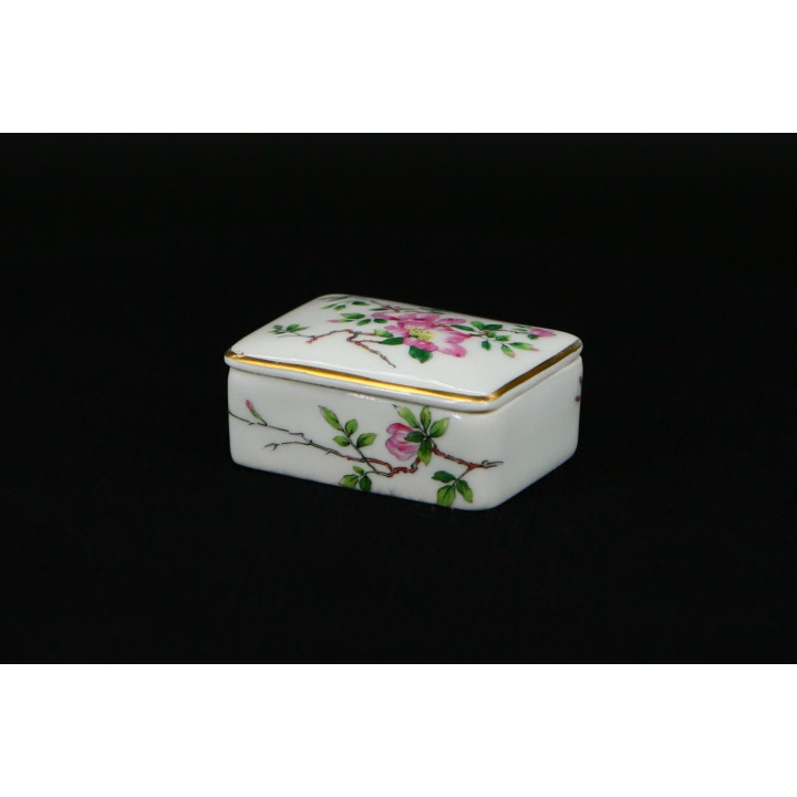 Vintage Haviland Limoges Porcelain Jewelry Box - Mid-Century