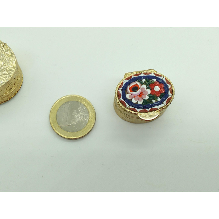 Italienische Mikromosaik-Schmuckkästchen 1960