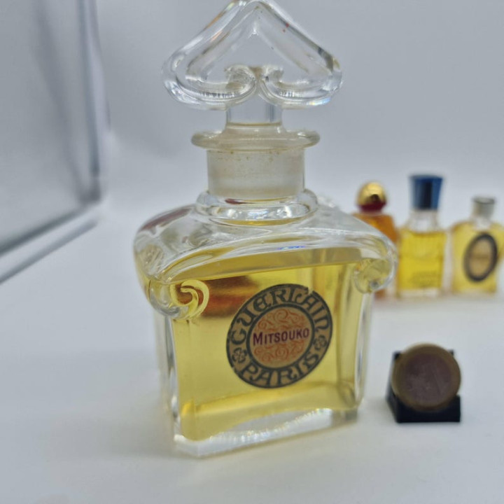 Vintage Mitsouko Guerlain Extrait Baccarat Kristallflakon