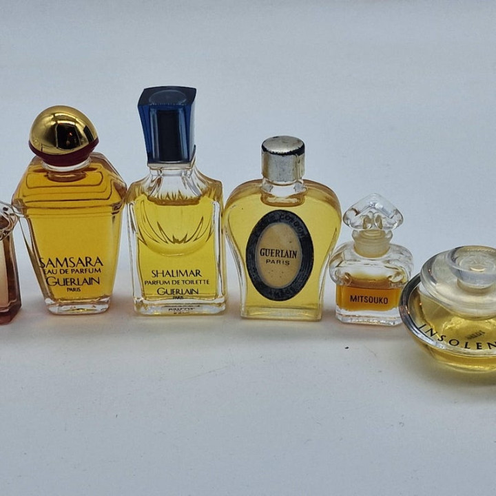 Guerlain Set mit 9 Parfüm-Miniaturen - Shalimar, Samsara