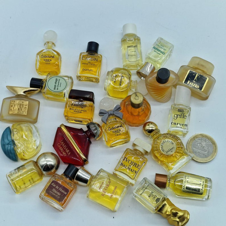 Collection 25 Miniatures de Parfums Vintage Guerlain, Balmain