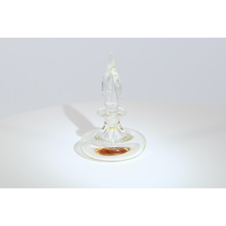 Vintage mondgeblazen glazen parfumfles jaren 90
