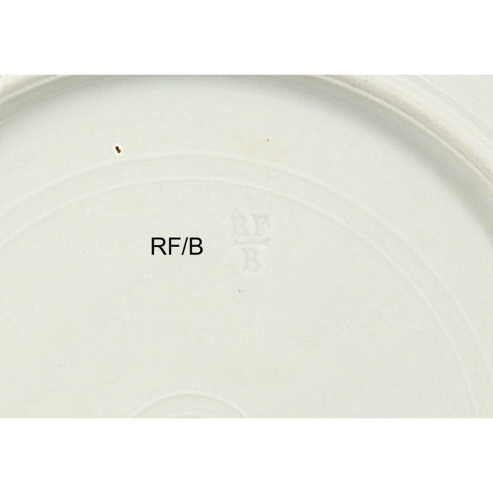 Para zabytkowych talerzy z porcelany Rhenania Bonn