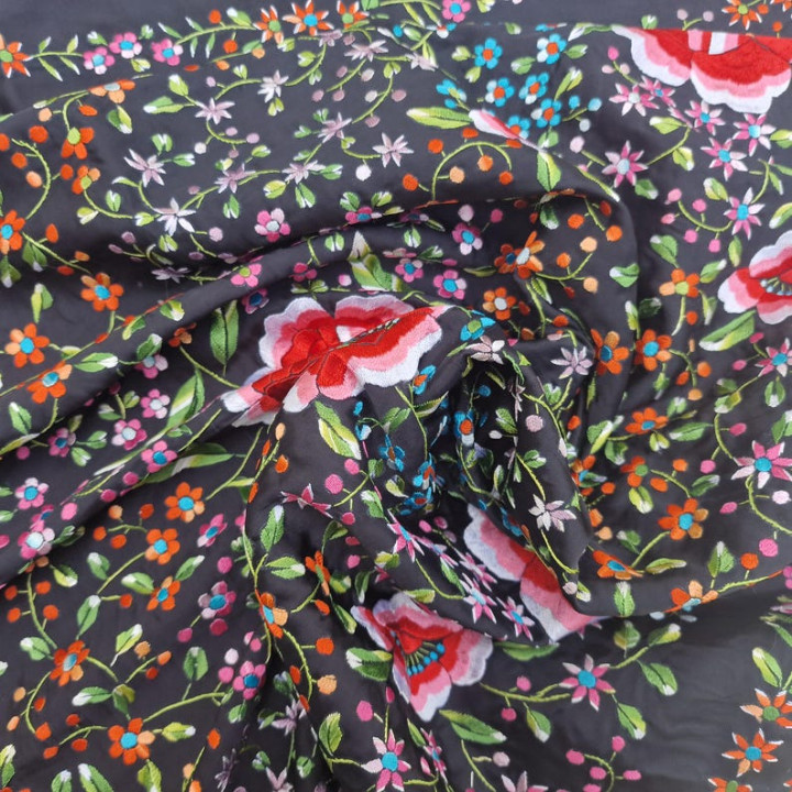Mantón de Manila de Seda para Flamenco