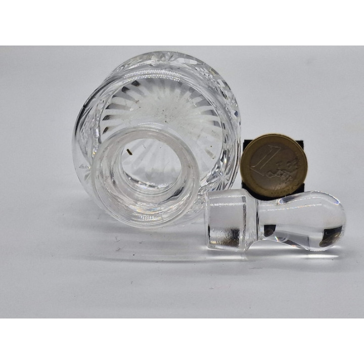 Flacon de Parfum Vintage en Cristal Taillé Art Deco