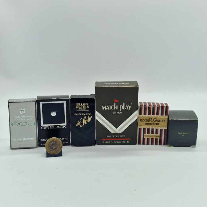 ヴィンテージメンズ香水ミニチュア6本セット | パコラバンヌ