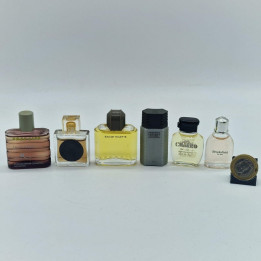 Lote de 6 Perfumes de Hombre Miniatura Vintage 1980-1995
