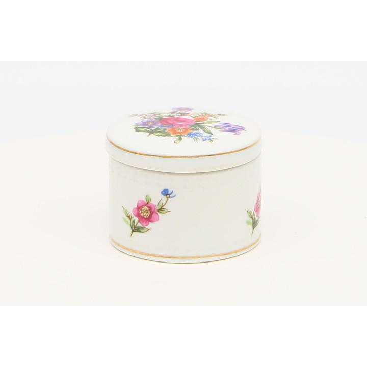 Porta-Joias de Porcelana Vintage Anos 90 - Floral