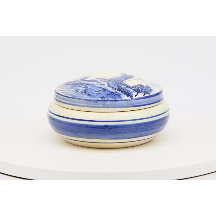 Керамическая шкатулка Delfts Blauw 1970-х годов