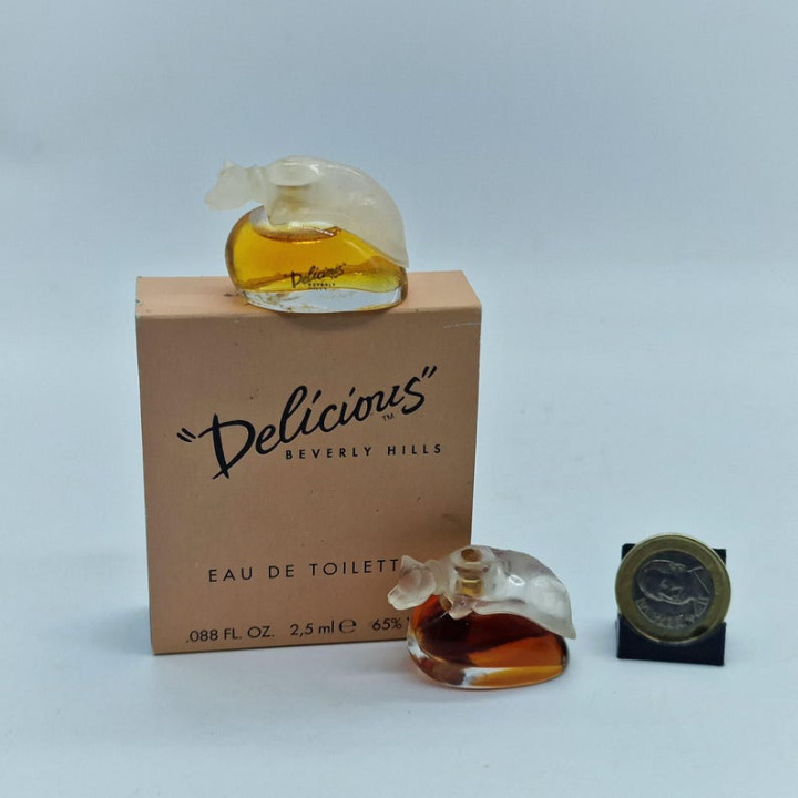 Gale Hayman Delicious 1992 Miniaturas de Perfume | Lote de 2