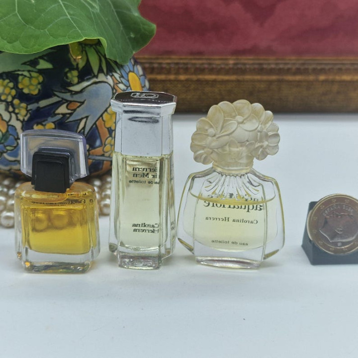 Винтажные миниатюры Carolina Herrera (3 шт., 1990-е)