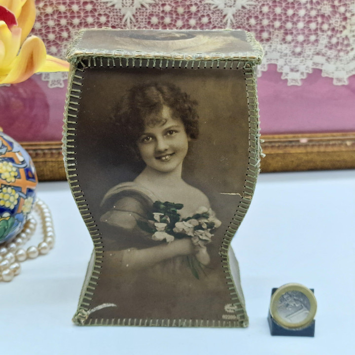 Caixa de Postais Antiga (1900-1910) - Arte Popular Eduardiana