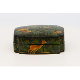 Caja Vintage Papier Mâché Cachemira 1970