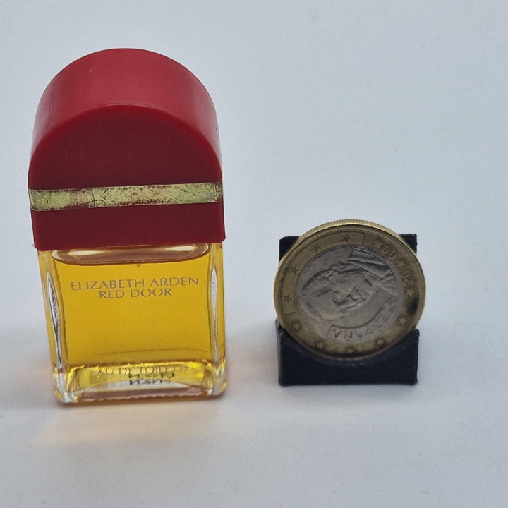 Vintage Elizabeth Arden Mini Parfum Set - True Love en Red Door Miniatuur Geuren Duo, Jaren 90 Glazen Flesjes Verzameling, 4.5cm