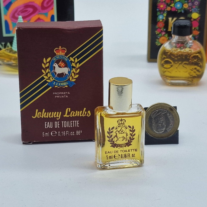 Lot de 5 Miniatures Parfum Vintage - Ferrari Donna, Ken Scott, Naj Oleari EDT EDP - Parfums de Collection Italiens avec Boites…