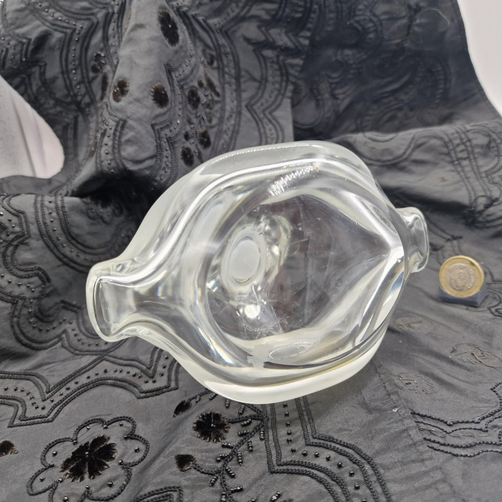 Frasco Perfume Salvador Dalí Edição Limitada 1983, Escultura Lábios Cristal Lalique, Vidrio Artístico Surrealista Assinado, Peç…