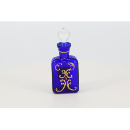 Böhmischer Glasparfümflakon B. Fučík & Sons