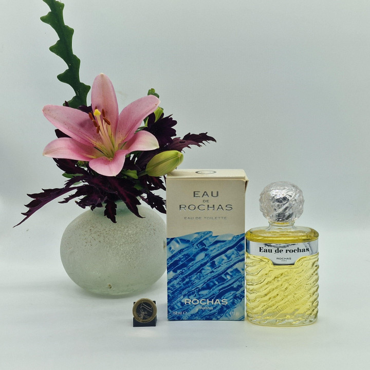 Винтажная туалетная вода Eau de Rochas 118 мл с коробкой, Французские цитрусовые духи Роша, Коллекционный аромат 1990-х годов