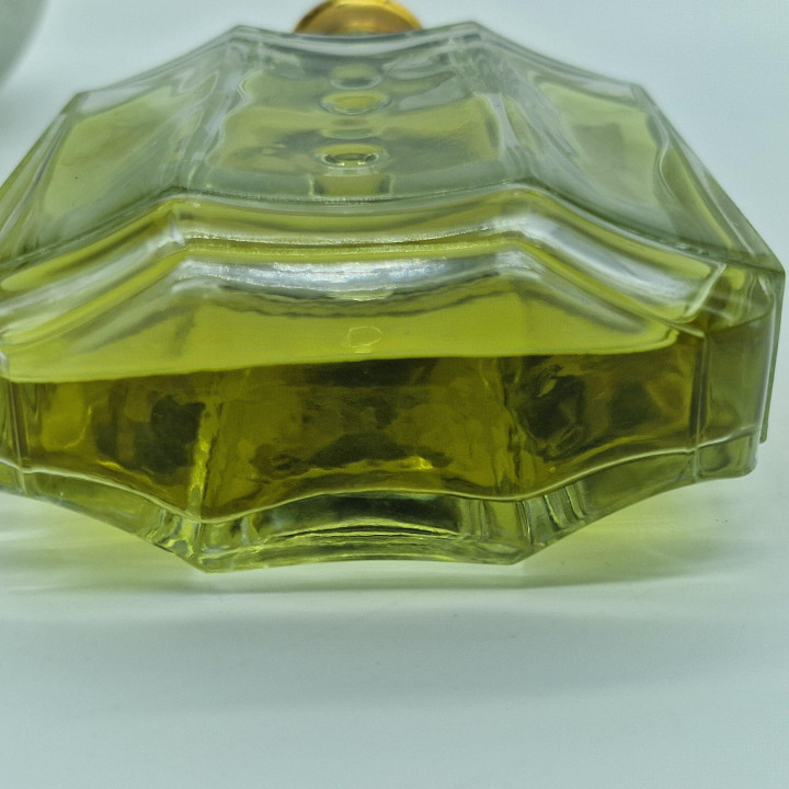 Perfumy Vintage Myrurgia Embrujo de Sevilla Woda Kolońska 200ml, Oktagonalna Szklana Butelka z Lat 50. dla Kolekcjonerów