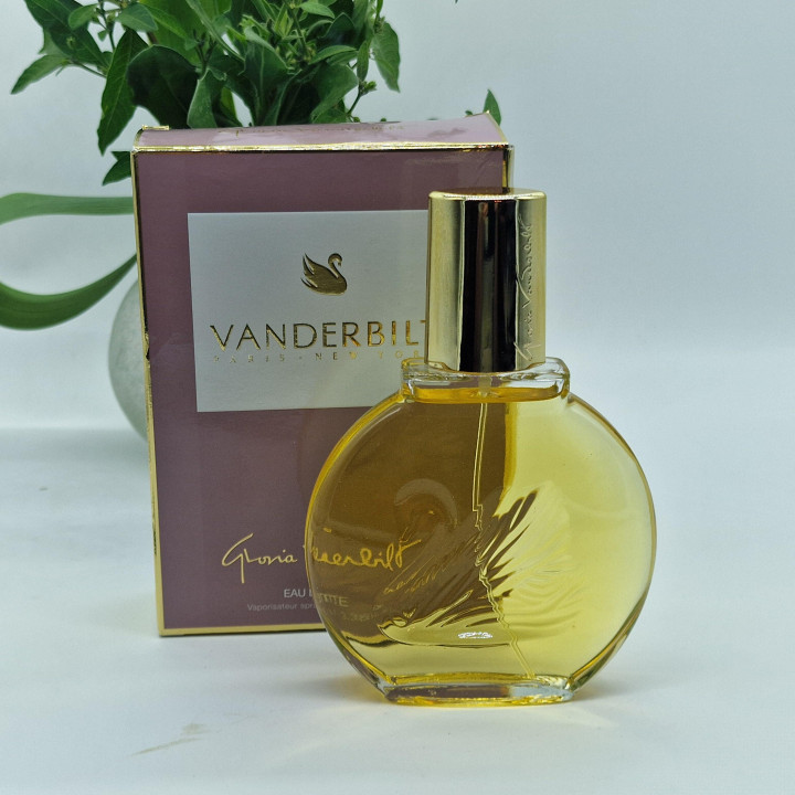 Gloria Vanderbilt Vanderbilt Eau de Toilette Spray Parfum 100 ml mit Originalverpackung, Sammlerflakon mit Schwanenmotiv