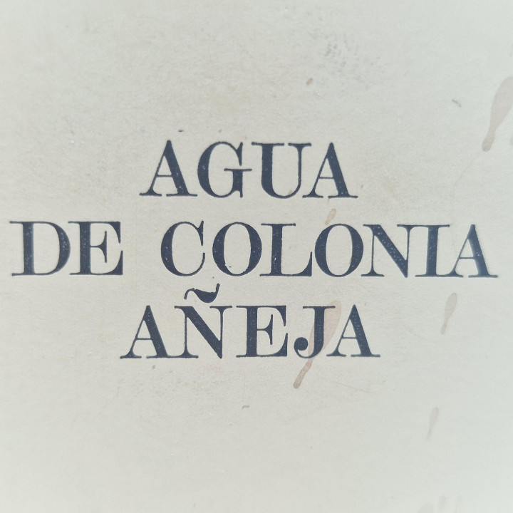 Vintage Agua de Colonia Añeja Perfumería Gal 220ml Madrid