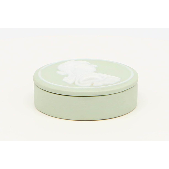 Bidasoa Porzellan Dose 1960 Jasperware Stil