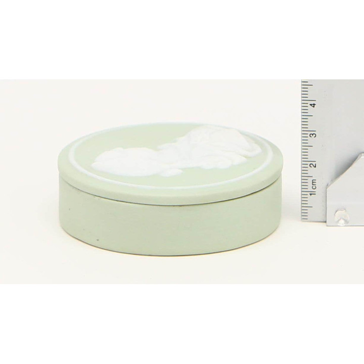 Bidasoa Porcelain Box 1960 Jasperware Style