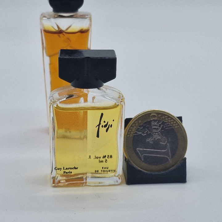 ギラロッシュ ヴィンテージ ミニチュア香水セット, フィジーとクランデスティン オードトワレ 5ml, 1980年代 コレクター向け ミニボトル 2点