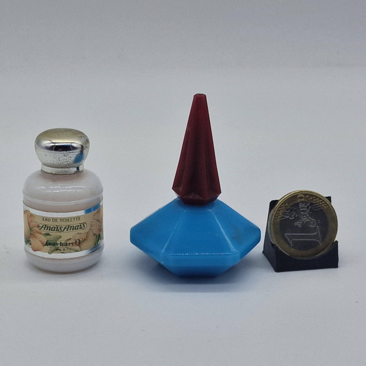 Zestaw Miniaturek Perfum Cacharel Anais Anais 7ml i Lou Lou 4ml, Vintage Francuskie Zapachy z Lat 80, Kolekcjonerskie Szklane F…