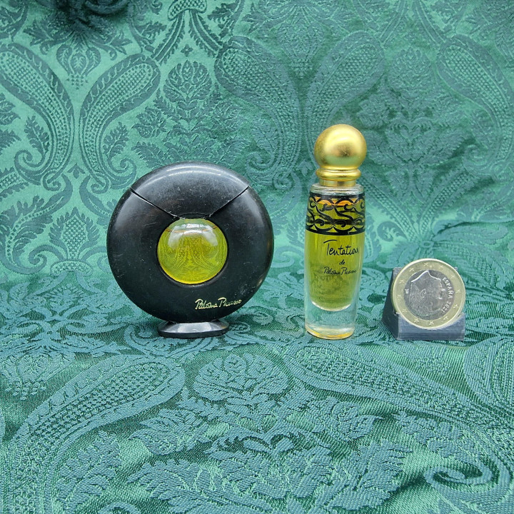Paloma Picasso Vintage Miniature Perfume Set - Mon Parfum and Tentations Mini Bottles - Collectible Fragrances Lot ca 1980-1990
